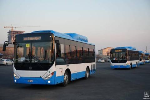30 new buses arrive in Yerevan