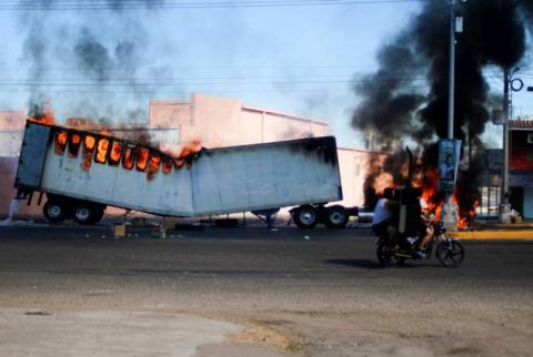 Deadly riots grip Mexican state after arrest of El Chapo's son