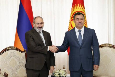 Le Premier ministre d'Arménie et le Président du Kirghizstan ont échangé des félicitations 