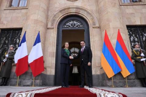 “We are two nations, but one civilization” – Armenian Speaker of Parliament tells French counterpart 