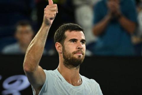 Karen Khachanov moves into Australian Open semi-finals after Sebastian Korda retires with wrist injury 