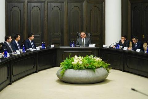 Под председательством вице-премьера Тиграна Хачатряна состоялось заседание Совета по развитию МСП