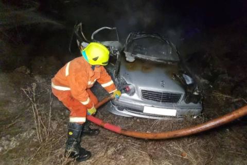 3 dead, 2 injured in single-car crash on Ijevan-Yerevan highway 