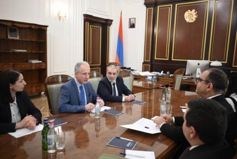 Deputy Prime Minister Tigran Khachatryan received the representatives of the Konrad Adenauer Foundation