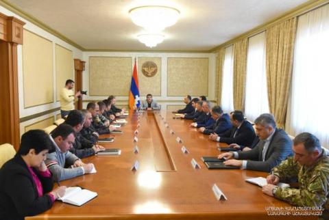 Արցախի նախագահ Հարությունյանը խորհրդակցություն է անցկացրել իրավապահ համակարգի ղեկավար կազմի հետ