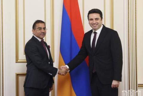 Armenia interested in enhancing relations with India – Speaker of Parliament meets Ambassador Kishan Dan Dewal 