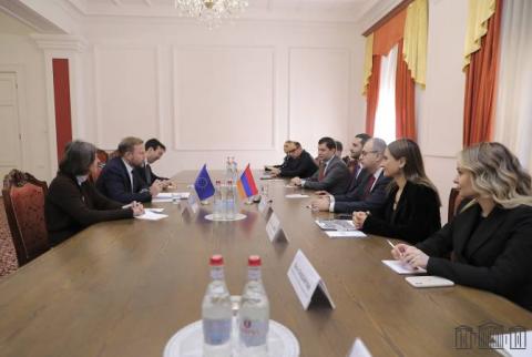 Armenian MPs meet CoE Deputy Secretary General, present crisis resulting from Azerbaijani blockade of Lachin corridor