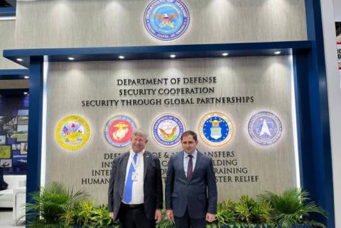 Suren Papikyan a rencontré le directeur de l'Agence de coopération pour la défense et la sécurité des États-Unis  