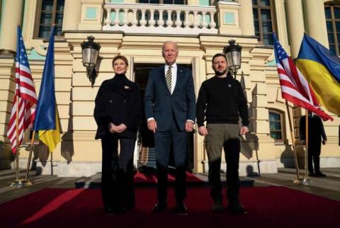 US President Joe Biden makes surprise visit to Ukraine, announces additional assistance 