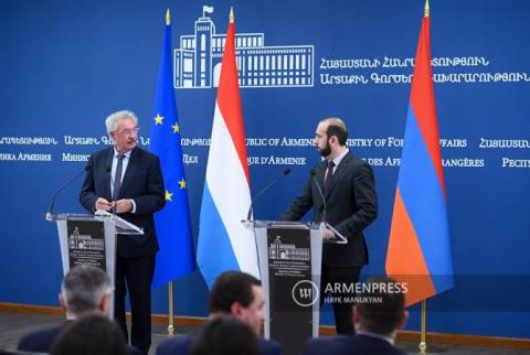 Foreign Ministers of Armenia and Luxembourg deliver joint press conference. LIVE