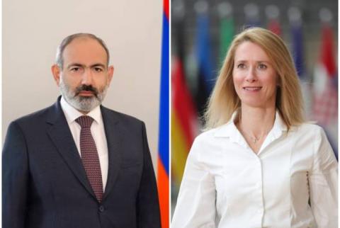 PM Pashinyan congratulates Estonia’s Kaja Kallas on national holiday 