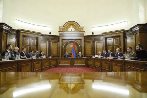 Prime Minister Pashinyan chairs Security Council meeting 