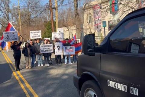 “We remember Sumgait” – protest held outside Azerbaijani embassy in Washington, DC