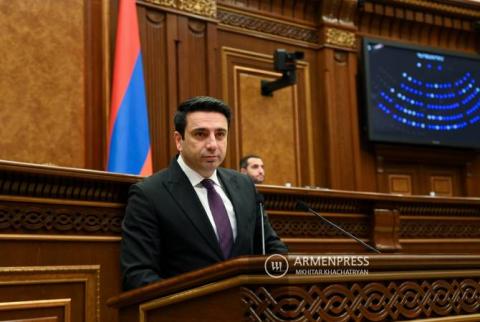 Armenia and Azerbaijan have “consensus” around some proposals regarding possible peace treaty, says Speaker Simonyan 