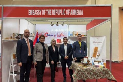 Les produits arméniens intéressent les visiteurs de l'exposition internationale au Caire