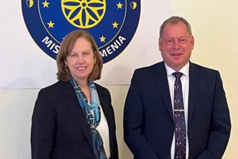 L'ambassadrice des États-Unis a rencontré le chef de l'AMUE, Markus Ritter 