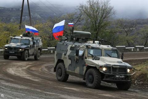 В зоне ответственности РМК в Арцахе за предыдущие сутки нарушений не зафиксировано: МО РФ