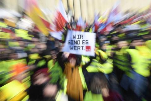 В Германии началась забастовка сотрудников медицинских учреждений