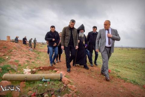 Ermenistan mayın temizleme ekibi, Halep vilayetinde 88 bin metrekare araziyi mayından temizleyip yetkililere teslim etti