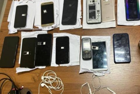 «Վարդաշեն» քրեակատարողական հիմնարկում 12 բջջային հեռախոս է հայտնաբերվել
