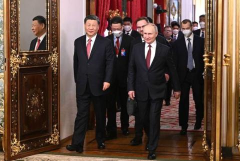 В Кремле состоялась церемония официальной встречи Путина и Си Цзиньпина
