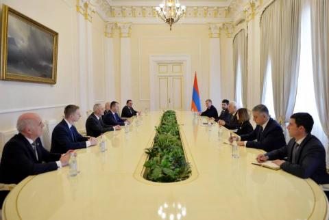 Armenian President receives the Chairman of the Foreign Affairs Committee of the National Council of Slovakia