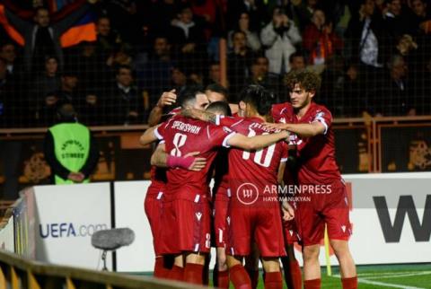 Armenia 97th in new FIFA ranking 