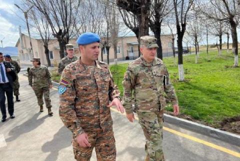 ممثلو وزارة دفاع أرمينيا يبحثون مع نائب رئيس أركان قيادة القوات البرية الأمريكية بأوروبا إمكانية إجراء تدريبات مشتركة