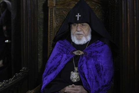 Католикос Всех Армян выразил соболезнования родным военнослужащих, погибших в результате азербайджанской провокации