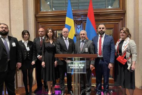 Շվեդիայի խորհրդարանում կայացել է Հայոց ցեղասպանության 108-րդ տարելիցին նվիրված միջոցառում 