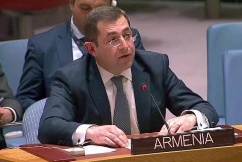 Permanent Representative of Armenia to the UN warns of Azerbaijan’s policy of systematic erasure of the Armenian traces