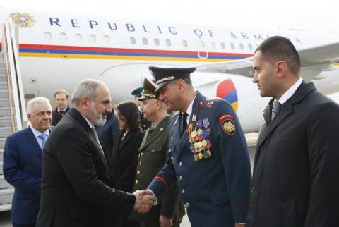 The Prime Minister arrives in Moscow on a working visit