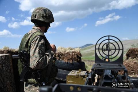 Azerbaijani forces continued intermittent ceasefire violations, situation relatively stable as of 13:00-defense ministry