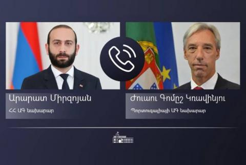 Mirzoyan, Portekiz Dışişleri Bakanı ile telefon görüşmesi yaptı