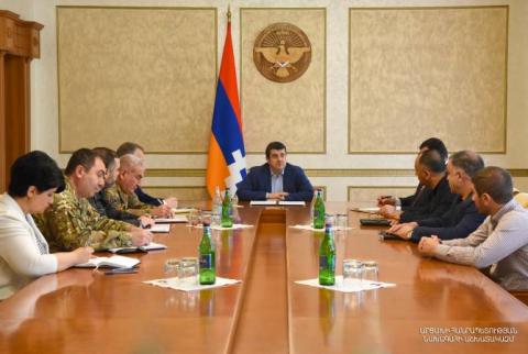 Artsakh Cumhurbaşkanı Güvenlik Konseyi'ni topladı