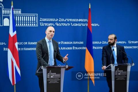 Armenia, UK attach importance to signing comprehensive and enhanced partnership agreement