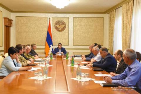 Le président de l'Artsakh convoque une réunion du Conseil de sécurité