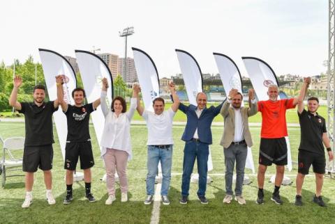 We hope that some of these Armenian children will become professional football players:  Claudio Zola