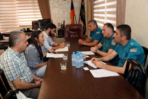 Директор Спасательной службы МВД Армении принял заместителя главы делегации МККК