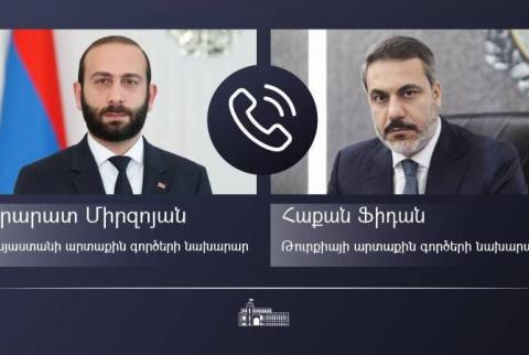 Հայաստանի և Թուրքիայի արտաքին գործերի նախարարները հեռախոսազրույց են անցկացրել