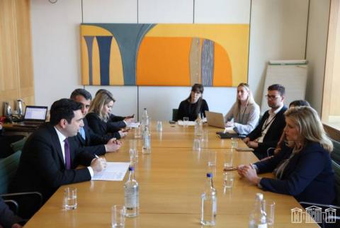 Armenia eager to develop ties with UK, Speaker Simonyan tells Leader of House of Commons Penny Mordaunt