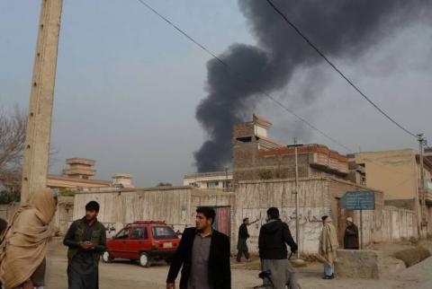Bomb explodes in Afghanistan during memorial ceremony for Taliban official