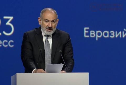 Armenia can become unique regional hub of electrical energy – Pashinyan at Eurasian Congress 