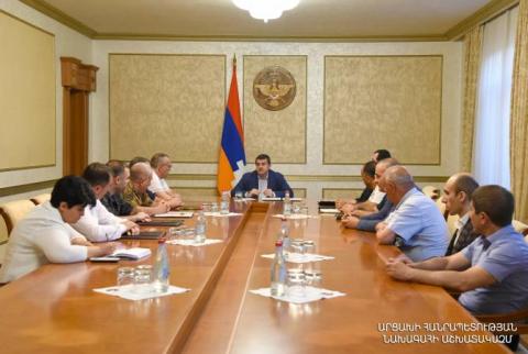 Artsakh’s President convenes working meeting