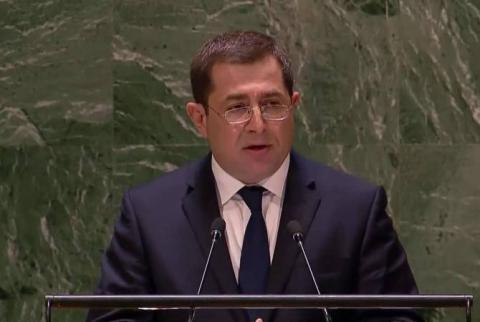 The international community has a responsibility to take action. Margaryan raises the Lachin issue at the UN