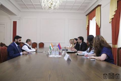 هاکوب ارشکیان: " ارمنستان به روابط دوستانه و گرم با هند اهمیت داده و ارزش زیادی برای آن قائل است"