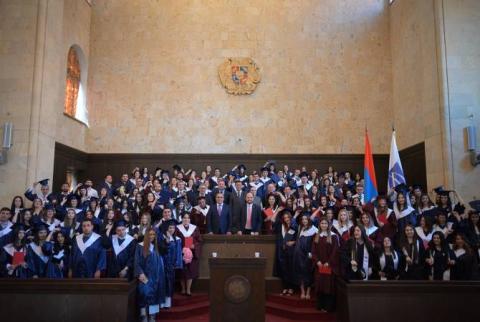 Կառավարման ակադեմիայի շրջանավարտներն իրենց մեծ լուման են ներդնելու մեր պետության, պետական համակարգի կայացման գործում. Արայիկ Հարությունյան