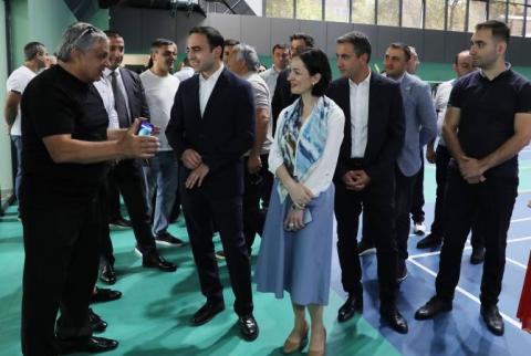 Լավ պայմաններում մարզվելով՝ ապագայում լավ արդյունքներ կգրանցենք. Ժաննա Անդրեասյանը ներկա է եղել «Կիլիկիա» մարզադահլիճի բացմանը