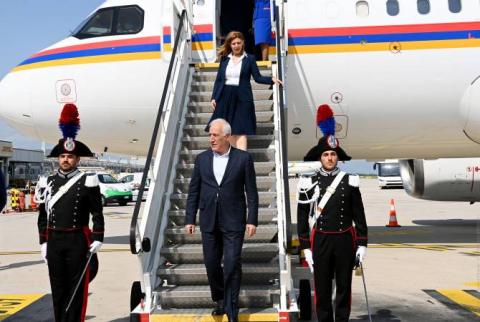 President Khachaturyan visits Italy, meeting with Sergio Mattarella expected 