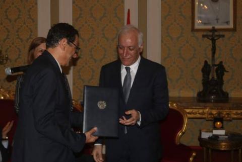Armenian President awards Medal of Gratitude to journalist Talal Khrais in Rome 